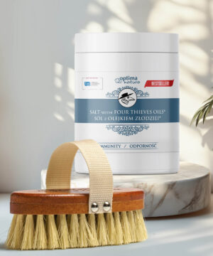 Zestaw Sól z Olejkiem Złodziei ® + Szczotka (owalna)